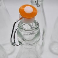 Crafty Cultures Glass Flip Top Bottles With Swing Lid - 500ml - Pack Of 6